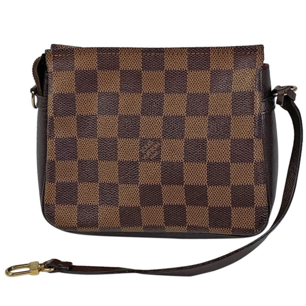 Louis Vuitton Truth Makeup Cosmetic Accessory Pouch Damier Brown